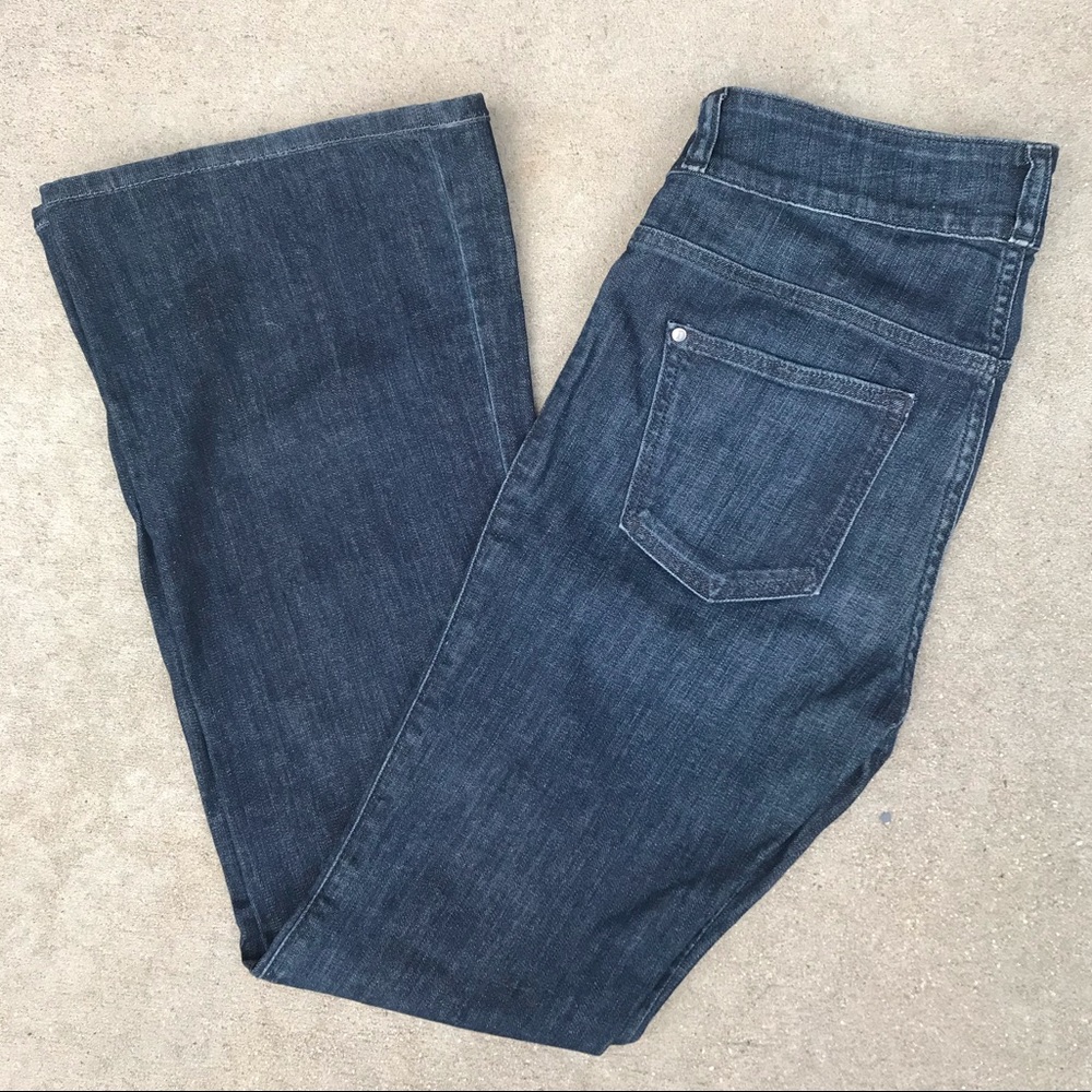 Anthropologie Pilcro High Rise Flare Superscript